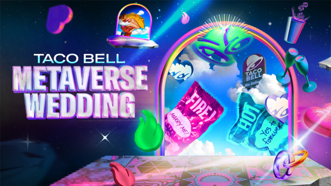 taco bell metaverse wedding